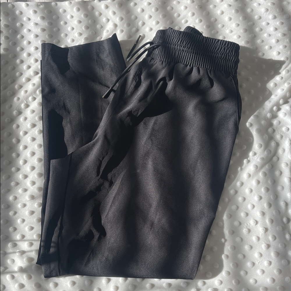 Elastic Waist Black Joggers Gap